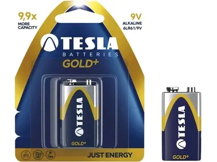 Batéria TESLA 9V GOLD+