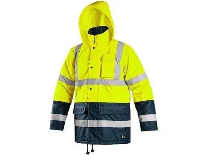 BUNDA CXS OXFORD, VÝSTRAŽNÁ, PÁNSKÁ, ŽLUTO-MODRÁ