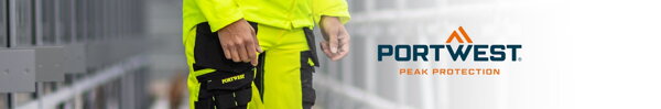 Portwest je globálny výrobca a distribútor pracovných odevov, bezpečnostných odevov a OOP.