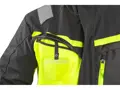 Blůza CXS NAOS HV, pánská, černá-žlutá Hi-Vis, reflexní pruhy
