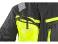 Blůza CXS NAOS HV, pánská, černá-žlutá Hi-Vis, reflexní pruhy