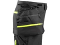 Kalhoty CXS NAOS HV pánské, černo-žlutá Hi-Vis, reflexní pruhy
