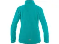 Mikina CXS GRANBY LADY, dámska, fleece, tyrkysovo zelená
