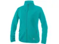 Mikina CXS GRANBY LADY, dámska, fleece, tyrkysovo zelená