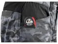 Kraťasy CXS SOLIS FLEX, pánske, maskáčovo-čierne,