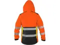 Bunda CXS BENSON, výstražná, zateplená, oranžovo-čierna, veľ. S