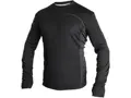 Tričko CXS COOLDRY, funkčné, dlhý rukáv, pánske, čierno-tmavosivé, veľ. XS