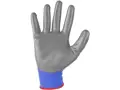 Potiahnuté rukavice CXS CERRO, modro-šedé