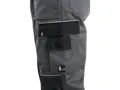 Záhradníky CXS ORION KRYŠTOF, skrátené- 170-176CM, PÁNSKE, ŠEDO-ČIERNE