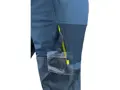 Kalhoty CXS NAOS pánske, modro-modré, HV žltý doplnky