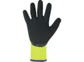 RUKAVICE CXS ROXY WINTER, ZIMNÉ, MÁČANÉ V LATEXU, ČIERNO-ŽLTÉ