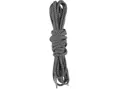Šnúrky do obuvi reflexné, okrúhle, 130 cm, čierne