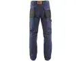 Nohavice jeans NIMES I, pánske, modro-čierne