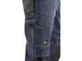 Nohavice jeans NIMES I, pánske, modro-čierne