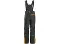 Kalhoty CXS TRENTON, zimné softshell, detské, čierne s HV žlto/oranžové doplnky