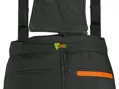Kalhoty CXS TRENTON, zimné softshell, detské, čierne s HV žlto/oranžové doplnky
