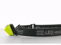 Čelovka CREE LED XPG, nabíjacia, fluorescenčná žltá