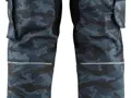 Pánske nohavice CXS STRETCH maskáčové modré