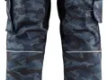 Pánske nohavice CXS STRETCH maskáčové modré