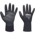 BOUNCING BLACK rukavice nylon PU dlaň