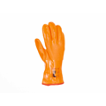 FLAMINGO rukavice PVC - dlhé oranž.