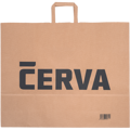 CERVA papierová taška prírodná 54x14x44