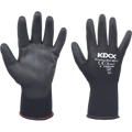 BOUNCING BLACK rukavice nylon PU dlaň