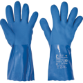 NIVALIS rukavice PVC - modré