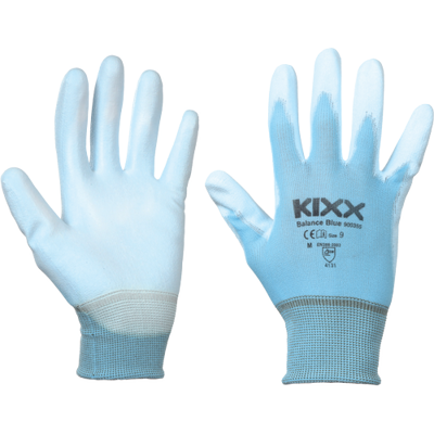 BALANCE BLUE rukavice nylon PU dlaň
