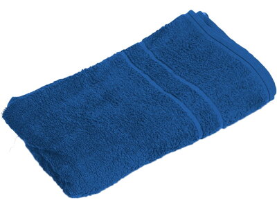 Froté uterák, 50 x 100 cm, stredne modrý, sivý