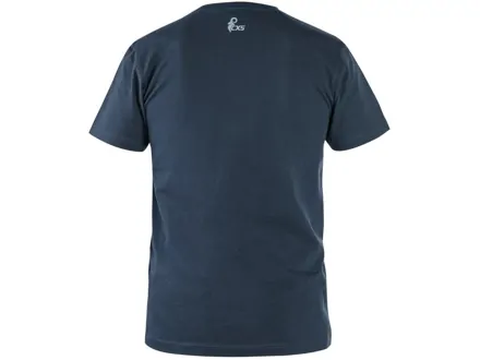 Tričko CXS WORKWEAR, krátky rukáv, modré