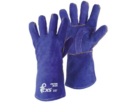 Rukavice CXS PATON BLUE, zváracia, modré