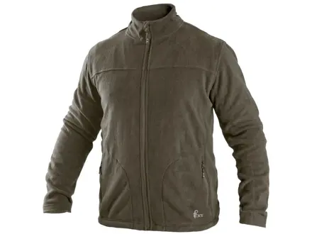 Mikina CXS GRANBY, pánska, fleece, khaki,