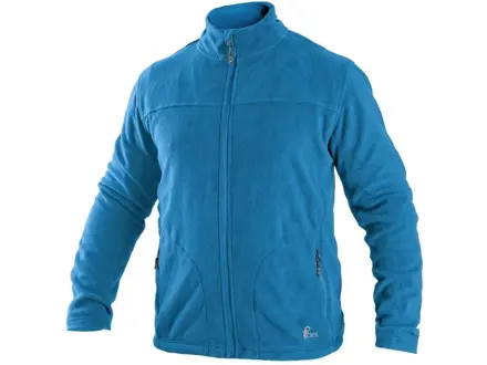 Mikina CXS GRANBY, pánska, fleece, azúrovo modrá