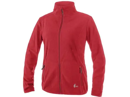 Mikina CXS GRANBY LADY, dámska, fleece, červená