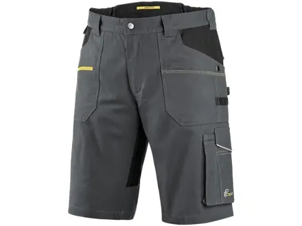 Kraťasy CXS STRETCH, pánske, tmavo sivo-čierne, veľ. 46