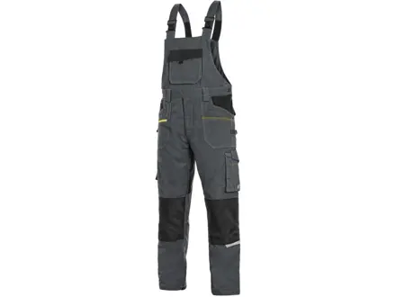 Nohavice CXS STRETCH, 170-176cm, pánske, tmavo sivo-čierne, 