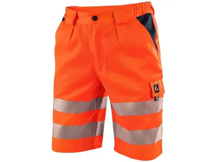 Kraťasy CXS NORWICH, výstražné, pánske, oranžovo-modré