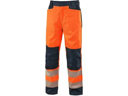 Nohavice CXS HALIFAX, pánske, výstražné so sieťovinou, oranžovo-modré, veľ. 46