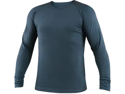 Tričko CXS ACTIVE, funkčné, dlhý rukáv, pánske, modré, veľ. S