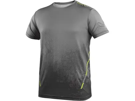 Tričko CXS SPORTY FLOW, krátky rukáv, sivé, veľ. S
