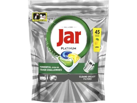 JAR PLATINUM kapsule do umývačky, bal. 45 ks