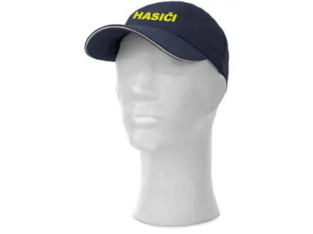 Čiapka CXS JACK s výšivkou HASIČI, so šiltom, tmavomodrá