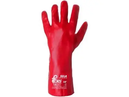 Rukavice CXS SELA, máčané v PVC