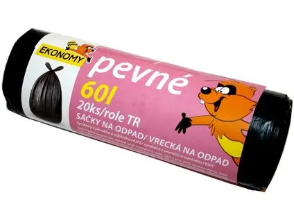 Vrecká na odpadky 60 l, 20ks