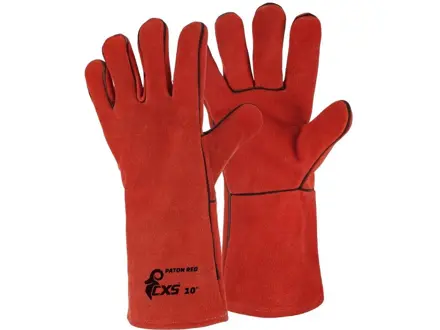 Rukavice CXS PATON RED, zváracie, červené