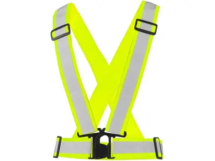 Reflexný elastický KRÍŽ CROSS, žltý