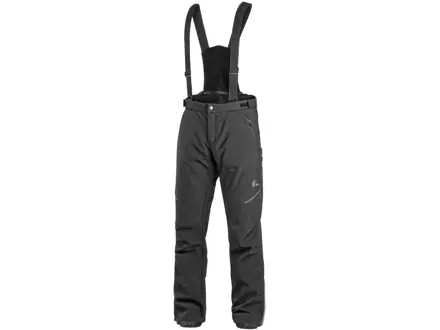 KALHOTY CXS TRENTON, ZIMNÉ SOFTSHELL, PÁNSKE, ČIERNE