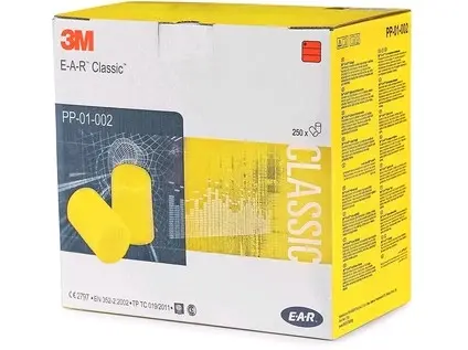 Zátkové chrániče sluchu 3M E-A-R CLASSIC, bal. 250 párov