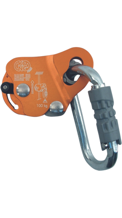 Guided type fall arrester BACK UP